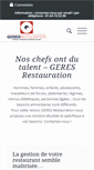 Mobile Screenshot of geres.fr